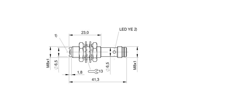 Оптический датчик Balluff BOS 08E-NS-PR20-S49
