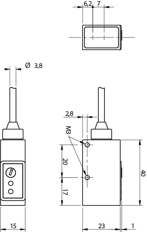 Оптический датчик DATASENSING QXC/C0-1A