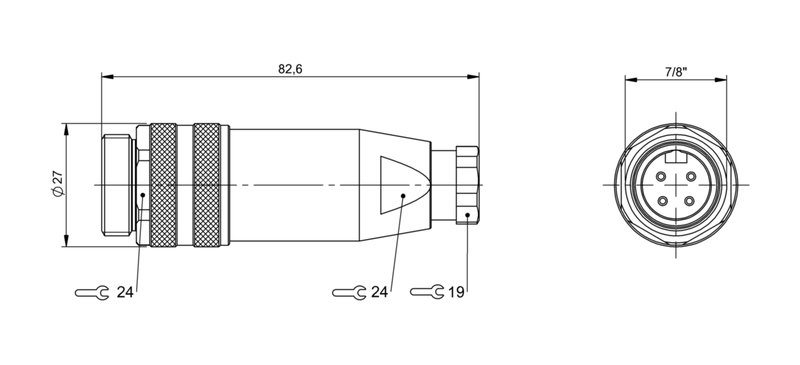 Разъем Balluff BCC A334-0000-20-000-61X4A5-000