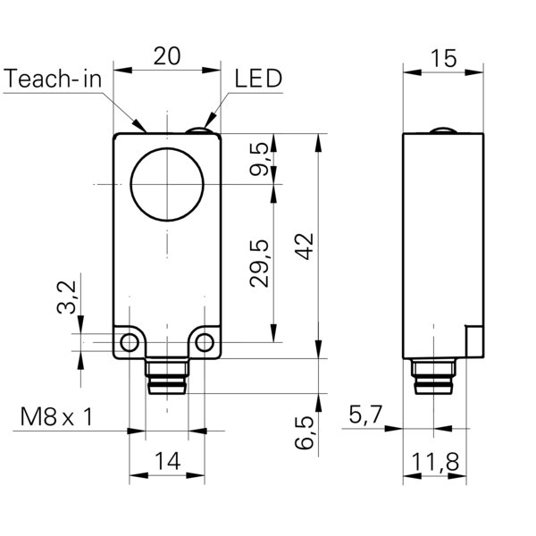 Ультразвуковой датчик Baumer URDK 20N7903/S35A