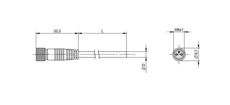 Разъем с кабелем Balluff BCC M313-0000-10-036-PS0334-100