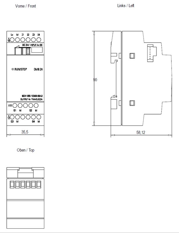 Модуль расширения Siemens 6ED1055-1CB00-0BA2