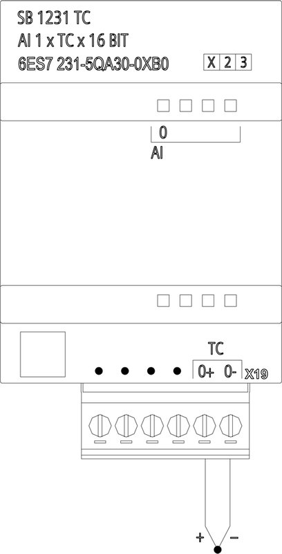 Системная плата термопары Siemens 6ES7231-5QA30-0XB0
