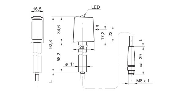 Оптический датчик Baumer O300H.RP.T-GW1J.PVNV