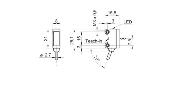 Оптический датчик Baumer O200.RP.T-PV1T.72CV/H006