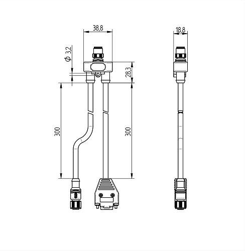Соединительный кабель Wenglor ZDCG003