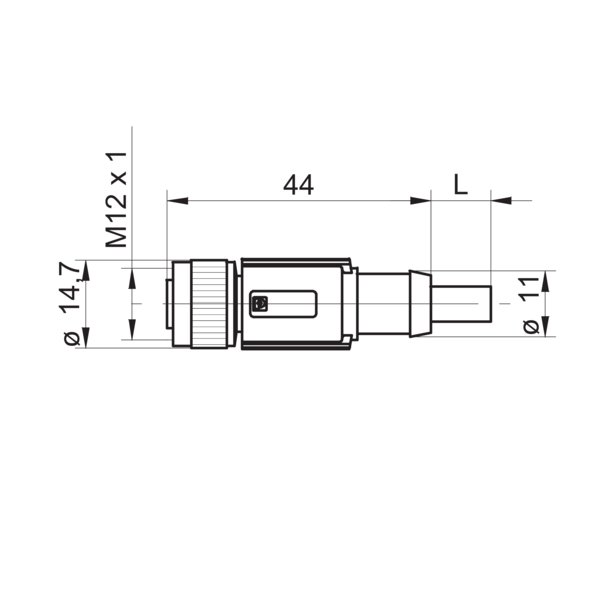 Разъем с кабелем Baumer ESG 34FH1000G
