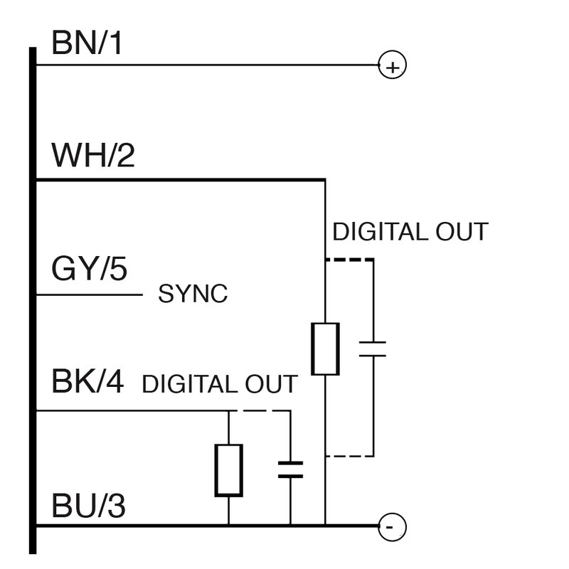 Ультразвуковой датчик DATASENSING UK1A/GW-0ESY