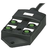 Распределительная коробка для датчиков Pepperl Fuchs V1-4A-E2-10M-PUR