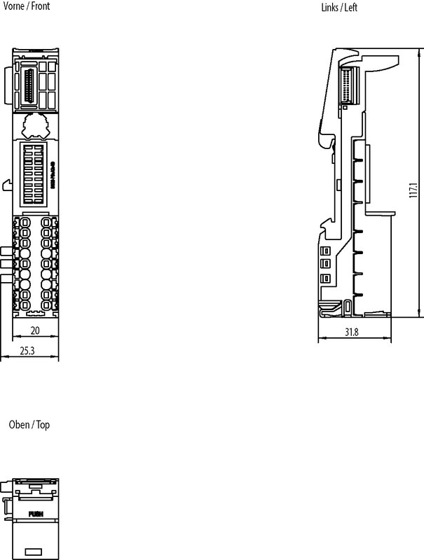 Базовый Блок BU20-P6+A2+04D Siemens 6ES7193-6BP20-0DC0
