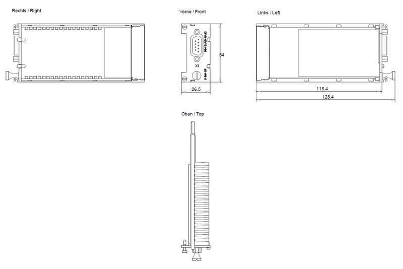Интерфейсный модуль ведущего DP устройства Siemens 6ES7964-2AA04-0AB0
