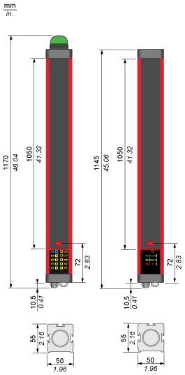 Cветовой барьер безопасности Telemecanique XUSL4MA40H106N
