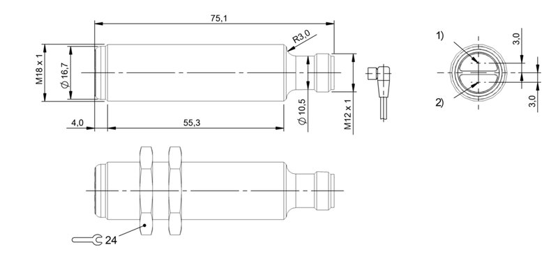 Оптический датчик Balluff BOS G18E-PA-PR20-S4