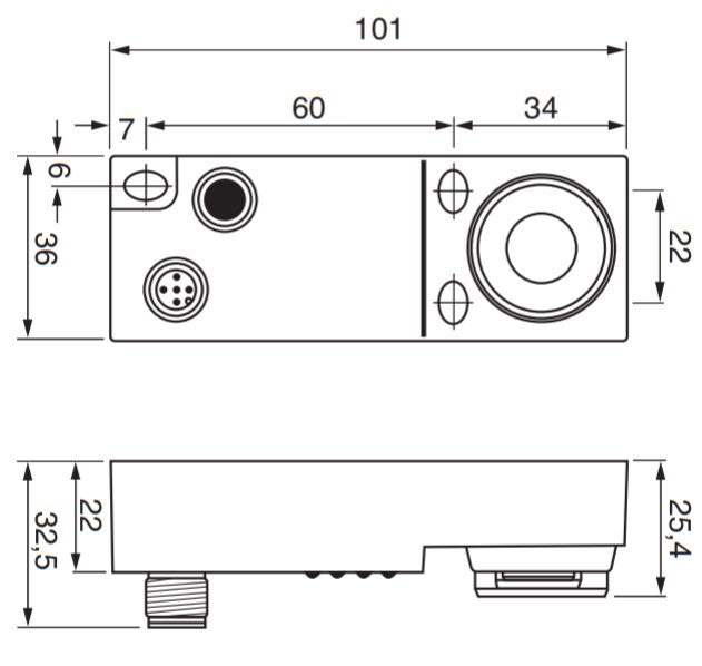 Ультразвуковой датчик EGE-Elektronik ARKU 800 GPP