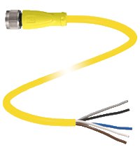 Соединительный кабель Pepperl Fuchs V15-G-S-YE10M-PUR-A