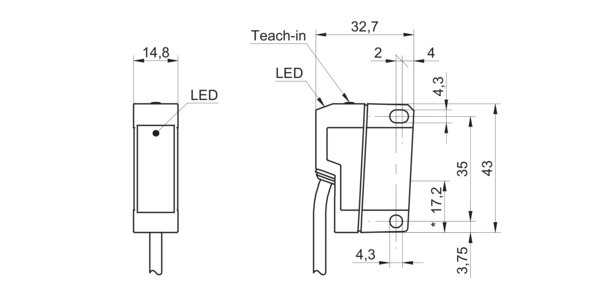 Оптический датчик Baumer FRDK 14N6901