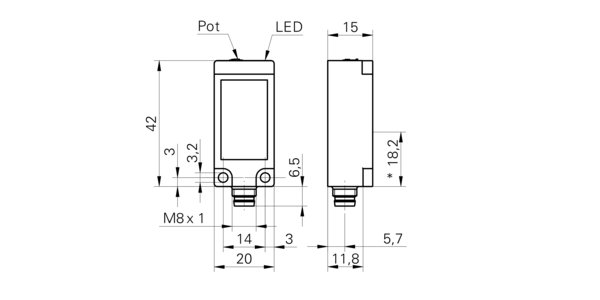 Оптический датчик Baumer FPDK 20N5101/S35A