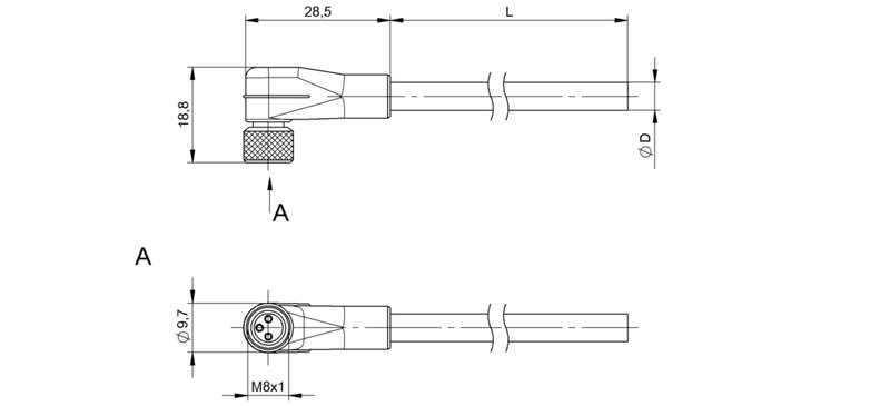 Разъем с кабелем Balluff BCC M323-0000-10-036-PS0334-100