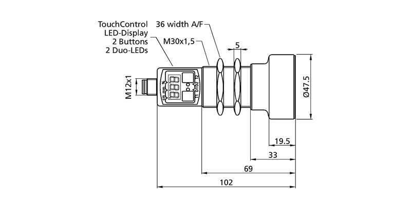 Ультразвуковой датчик Microsonic crm+340/D/TC/E