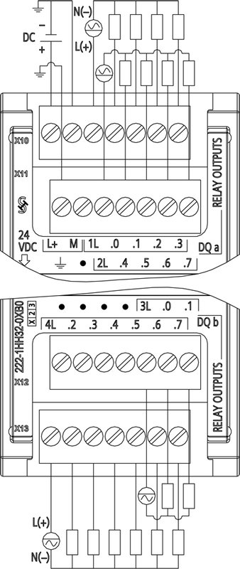 Модуль дискретного вывода Siemens 6ES7222-1HH32-0XB0