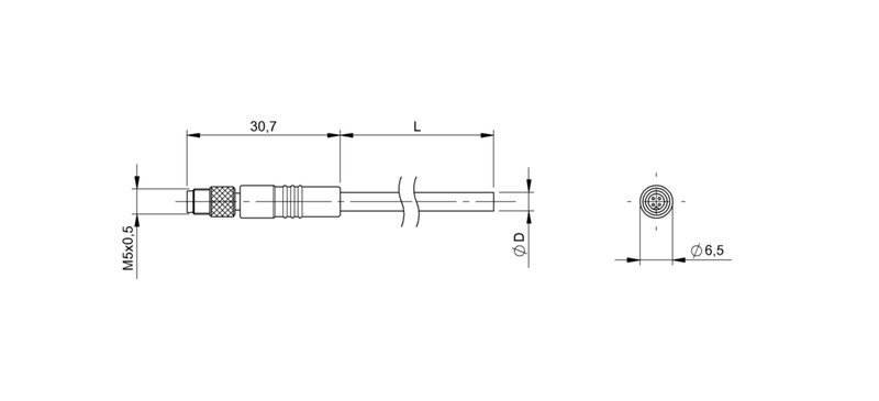 Разъем с кабелем Balluff BCC M214-0000-20-003-PX0414-020