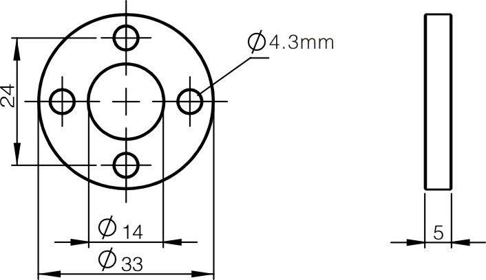 Кольцевой магнит AMT Linear Position Sensor OD33-gasket
