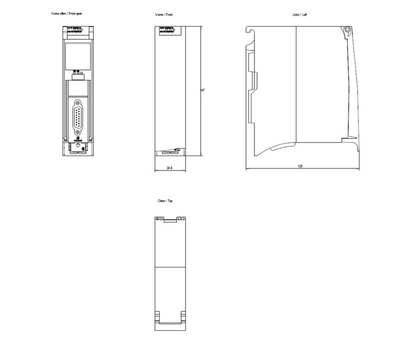 Коммуникационный модуль Siemens 6ES7540-1AB00-0AA0