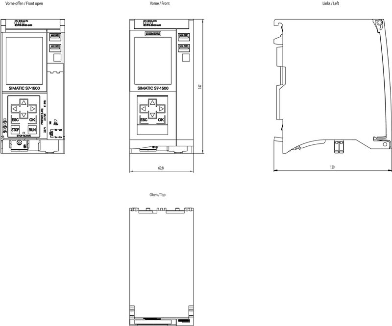 Центральный процессор Siemens 6ES7515-2RN03-0AB0
