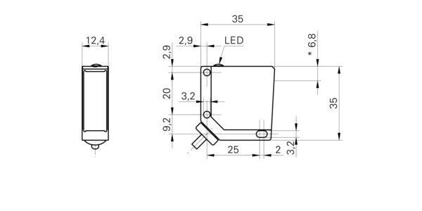 Оптический датчик Baumer OPDM 12P5101