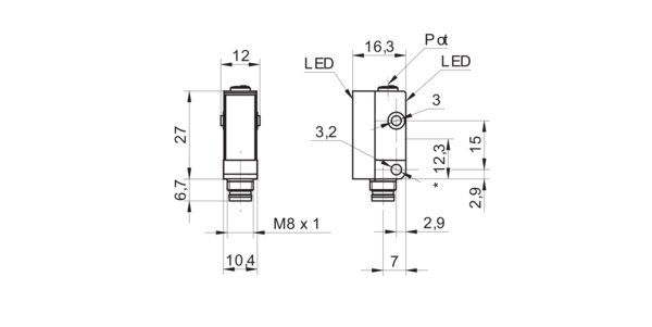 Оптический датчик Baumer FPDK 10N5135/S35A