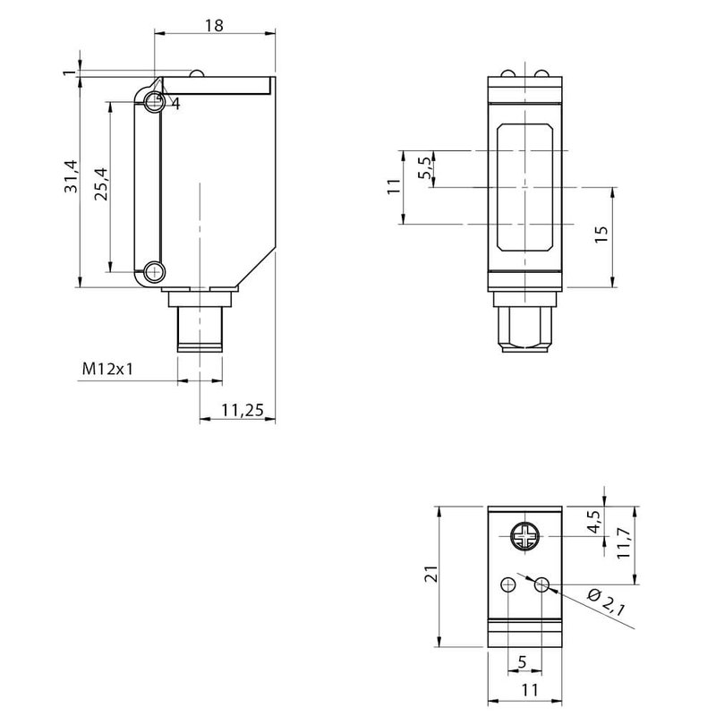 Оптический датчик DATASENSING QFRN/BP-1F