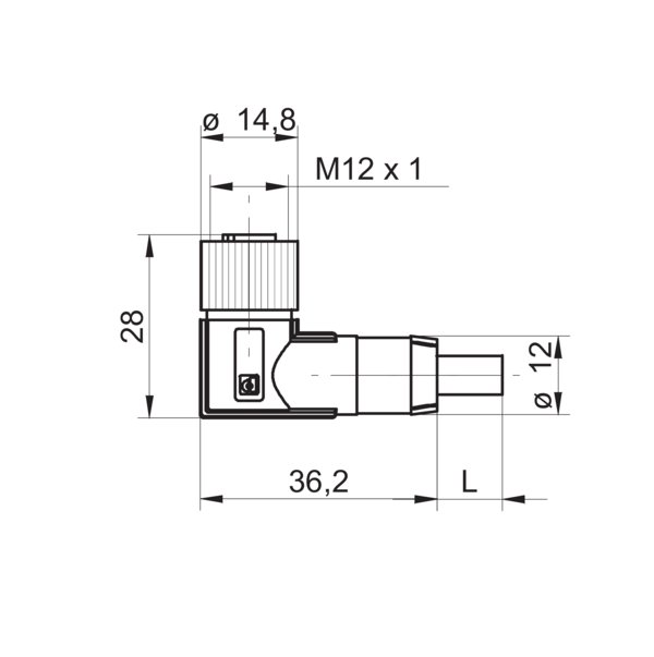 Разъем с кабелем Baumer ESW 33AH0200G
