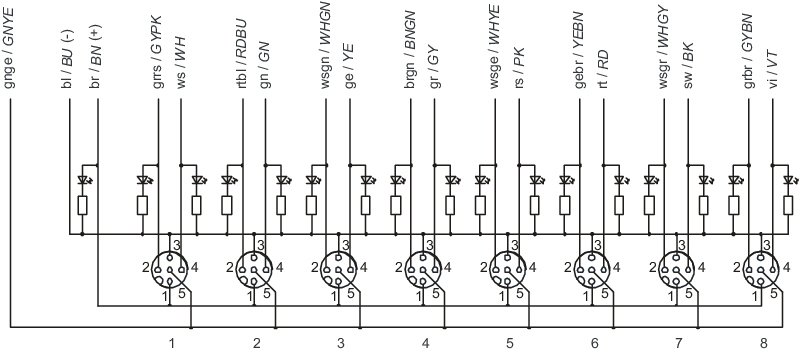 Распределительная коробка для датчиков Wenglor ZAA02R602