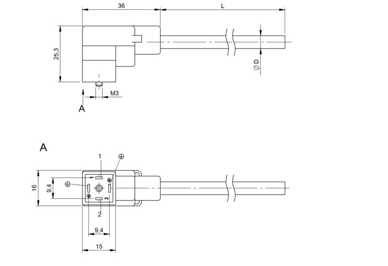 Разъем с кабелем Balluff BCC VC44-0000-10-053-PX0350-020