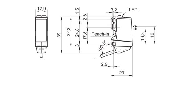 Оптический датчик Baumer O300.RL-PV1T.72CU