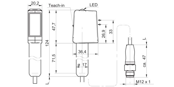 Оптический датчик Baumer O500H.RP-GW1B.PVOV