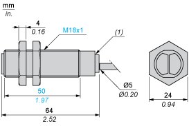 Оптический датчик Telemecanique XU9N18PP341