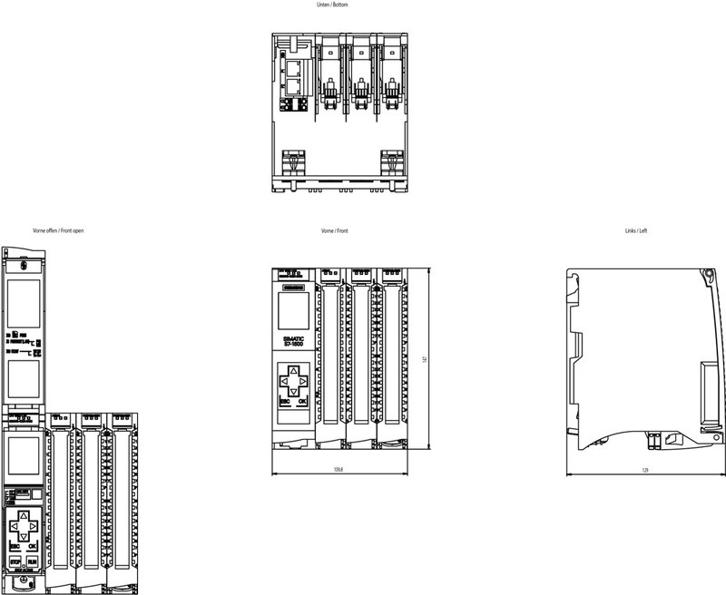 Компактный центральный процессор Siemens 6ES7512-1CK01-0AB0