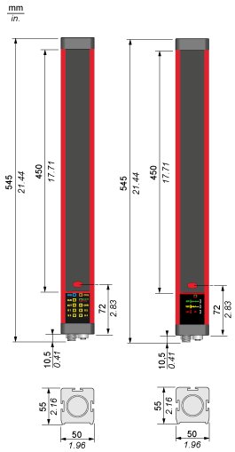 Cветовой барьер безопасности Telemecanique XUSL4MB30H046N