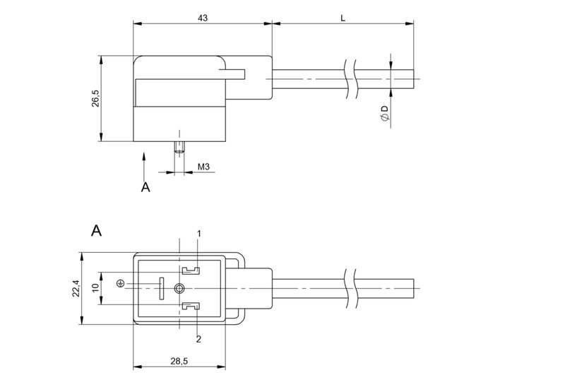 Разъем с кабелем Balluff BCC VB23-0000-10-055-PX0350-020