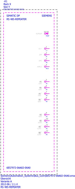 Повторитель Siemens 6ES7972-0AA02-0XA0