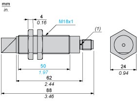 Оптический датчик Telemecanique XU9N18NP341WD