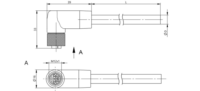 Разъем с кабелем Balluff BCC M425-0000-1L-150-PX85A5-020