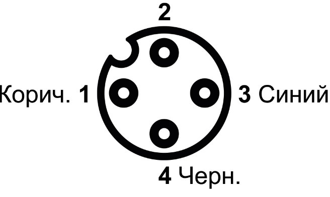 Разъем с кабелем СЕНСОР С13-12УР-01-2