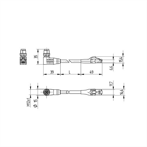 Соединительный кабель Wenglor ZC1V010