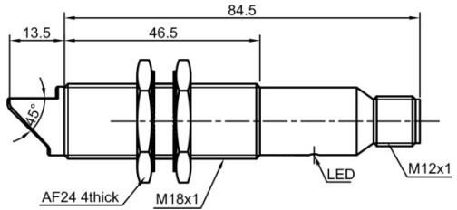 Оптический датчик LANBAO PR18G-DM3ATC-E2