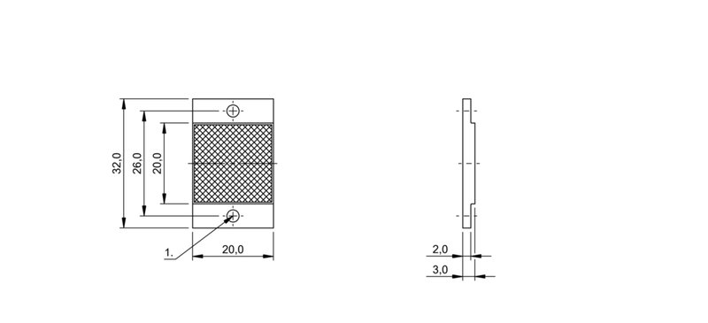 Рефлектор Balluff BOS R-55