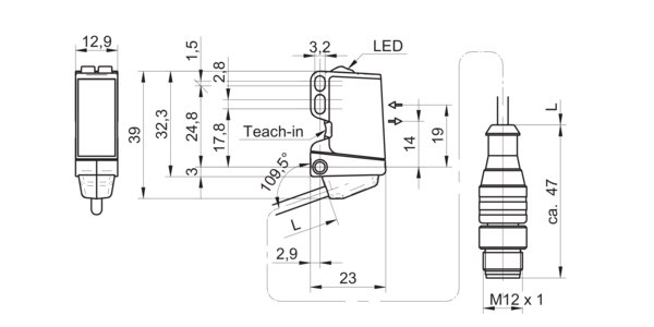 Оптический датчик Baumer O300.RP-GW1B.72OU