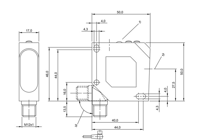 Оптический датчик Balluff BOS 26K-PA-1QE-S4-C