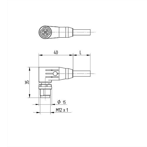 Разъем с кабелем Wenglor ZC1L002